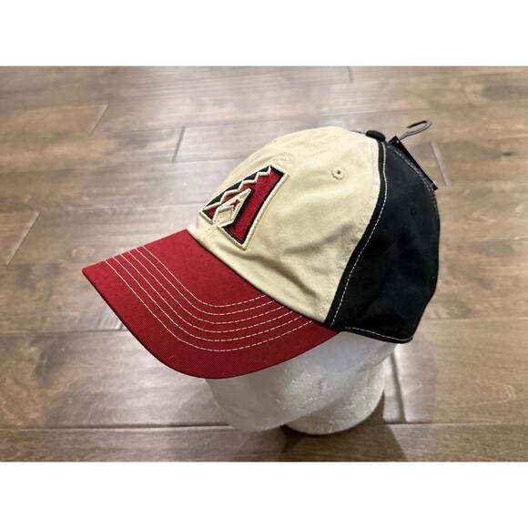 Fan Favorite Mens MLB Arizona Diamondbacks Red White Black Strapback Hat NWT NEW - Picture 3 of 8